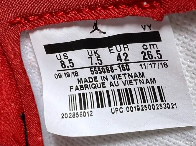 Kicktheory 1 OG Retro Red Jordan Gym 